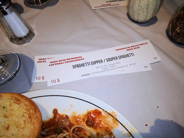 Spaghetti Dinner Fundraiser 2016