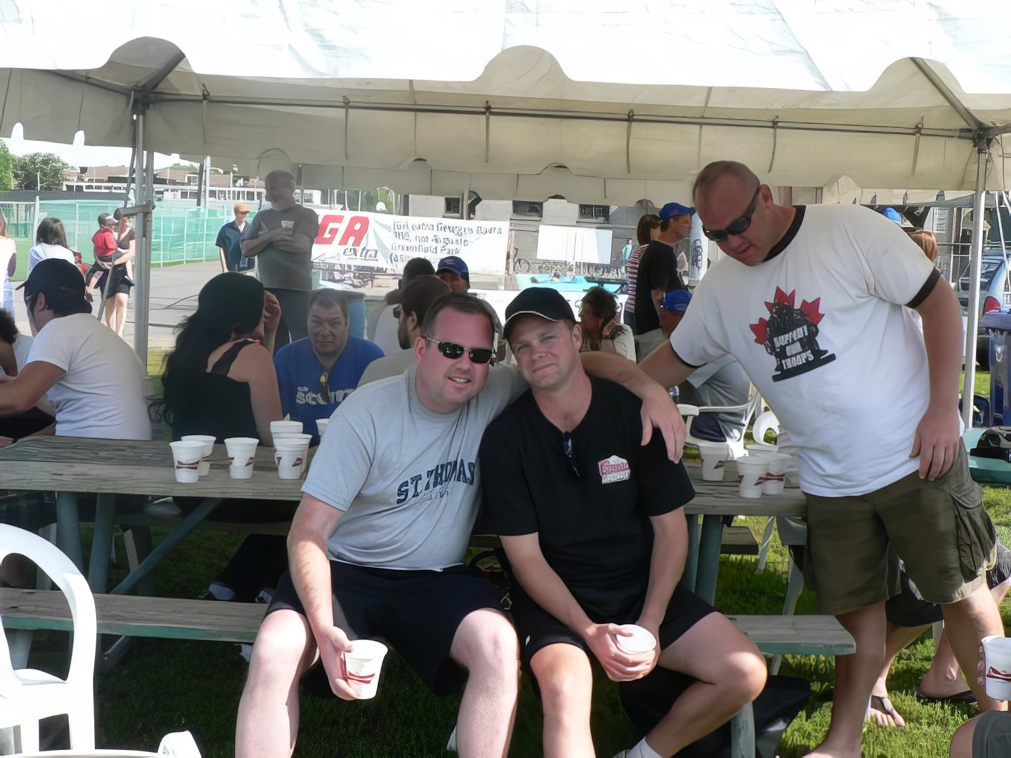 Michael Scullion et Dave Hague