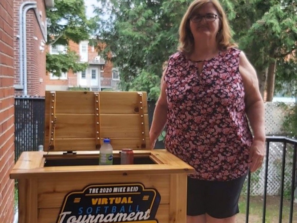 Shelly Robert-Favron, Cooler Raffle Winner