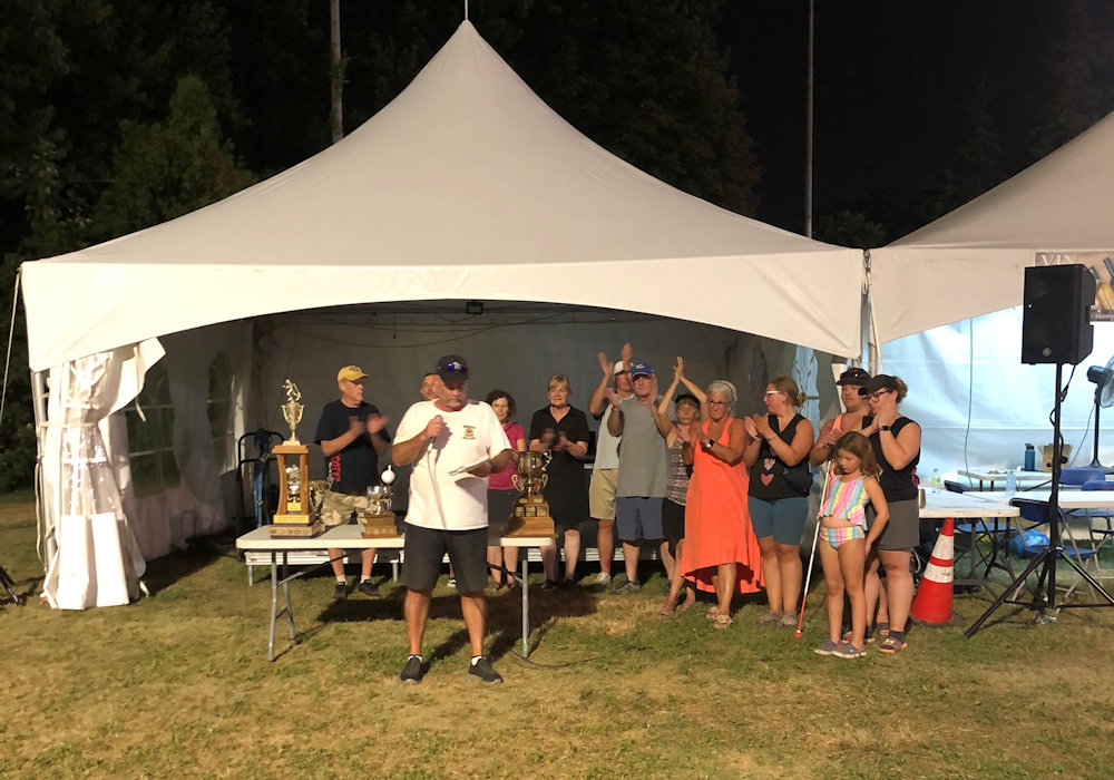 Organizing crew at the awards